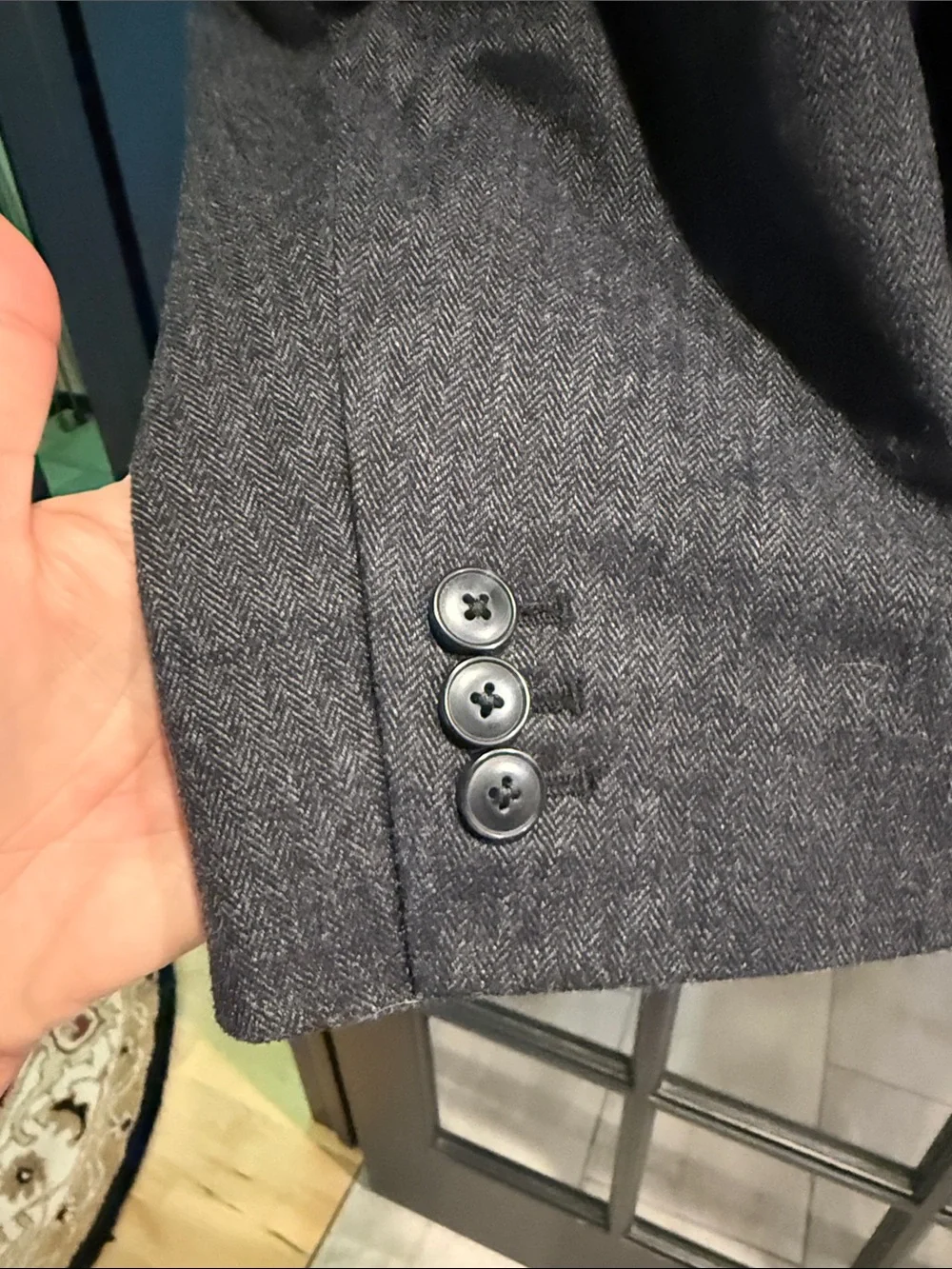 GAP Men's Charcoal Gray Blazer